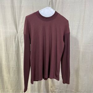 Columbia Burgundy Mockneck Sweatshirt